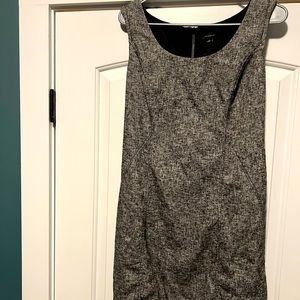 Ann Taylor Gray Knee Length Dress